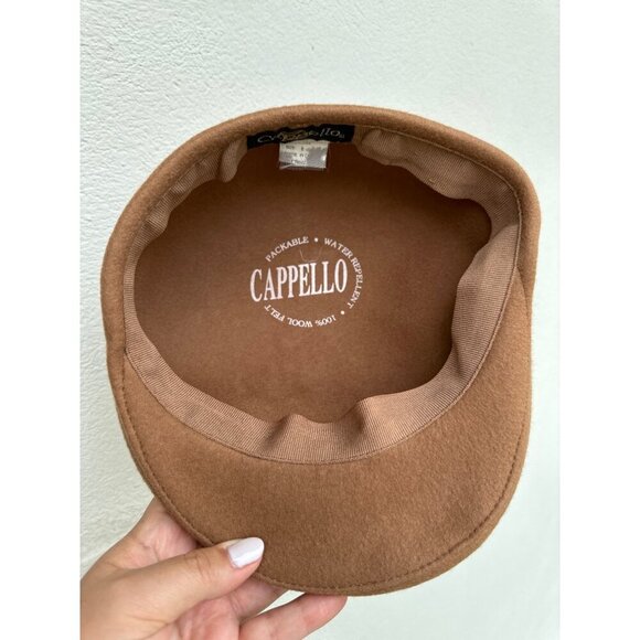 Capello x Kangol Kids Brown 100% Wool Irish Hat Size Small - Picture 6 of 9